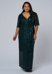 Lure Sequin Maxi Dress