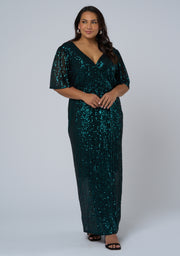 Lure Sequin Maxi Dress