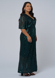 Lure Sequin Maxi Dress