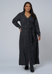 Leah Maxi Chambray Dress
