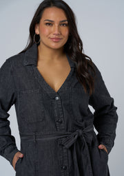 Leah Maxi Chambray Dress