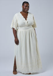 Artisan Broderie Maxi Dress
