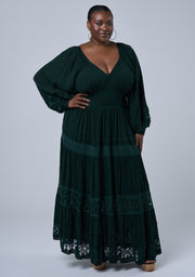 Sunset Shadows Maxi Dress