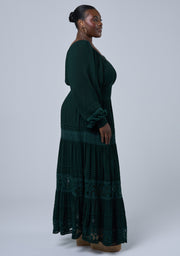 Sunset Shadows Maxi Dress