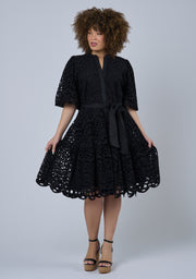 Claudia Broderie Dress