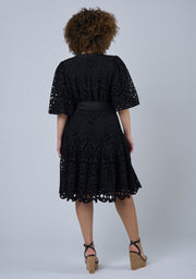 Claudia Broderie Dress