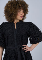 Claudia Broderie Dress