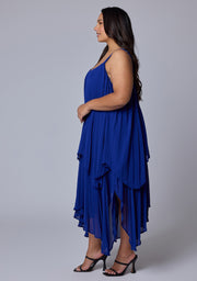 Sinful Heart Pleated Maxi Dress