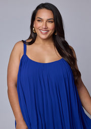 Sinful Heart Pleated Maxi Dress