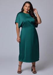 Lust Unleashed Satin Midi Dress