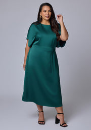 Lust Unleashed Satin Midi Dress