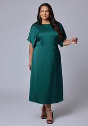 Lust Unleashed Satin Midi Dress