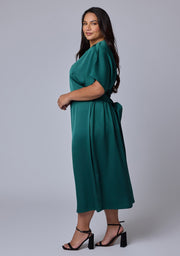 Lust Unleashed Satin Midi Dress