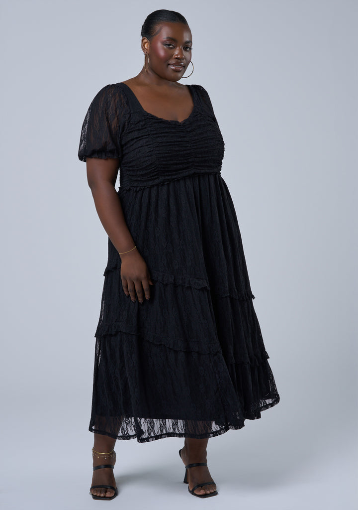 Buy Highway Lace Midi Dress by SUNDAY IN THE CITY online - Curve Project Buy Highway Lace Midi Dress by SUNDAY IN THE CITY online - Curve Project