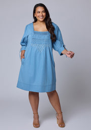 Verity Chambray Mini Dress