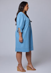 Verity Chambray Mini Dress