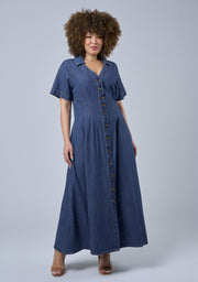 Tara Chambray Maxi Dress