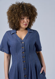 Tara Chambray Maxi Dress