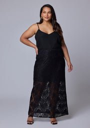 Captivated Lace Maxi Skirt