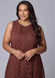 Briony Broderie Midi Dress