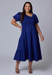 Miley Asymmetric Midi Dress