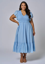 Anastasia Broderie Midi Dress