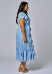 Anastasia Broderie Midi Dress