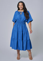 Skye Chambray Midi Dress