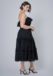 Defy Broderie Midi Dress