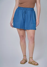 Jadie Chambray Shorts