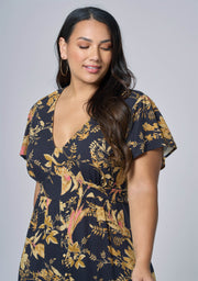 Night Riot Midi Dress