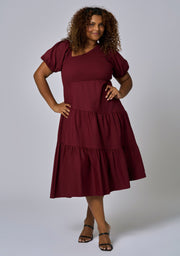 Miley Asymmetric Midi Dress