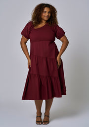 Miley Asymmetric Midi Dress