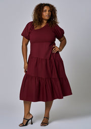 Miley Asymmetric Midi Dress