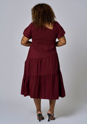 Miley Asymmetric Midi Dress