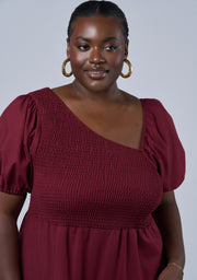 Miley Asymmetric Midi Dress