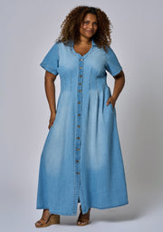 Tara Chambray Maxi Dress
