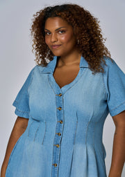 Tara Chambray Maxi Dress