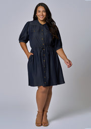 Marley Chambray Mini Dress