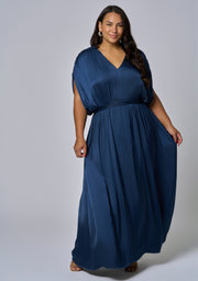 Aphrodite Satin Maxi Dress