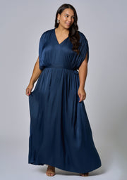 Aphrodite Satin Maxi Dress