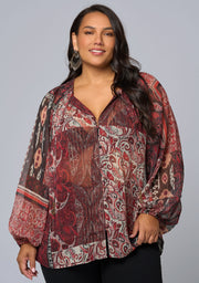 Aurora Drift Blouse