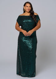 Platinum Nights Sequin Maxi Dress