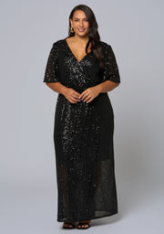 Lure Sequin Maxi Dress