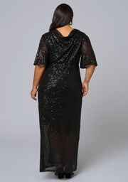 Lure Sequin Maxi Dress