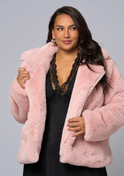 Midnight Aura Fur Jacket