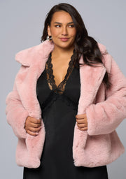 Midnight Aura Fur Jacket