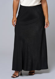 Luxe Satin Maxi Skirt