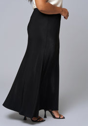Luxe Satin Maxi Skirt