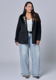 Dreamscape Velvet Blazer